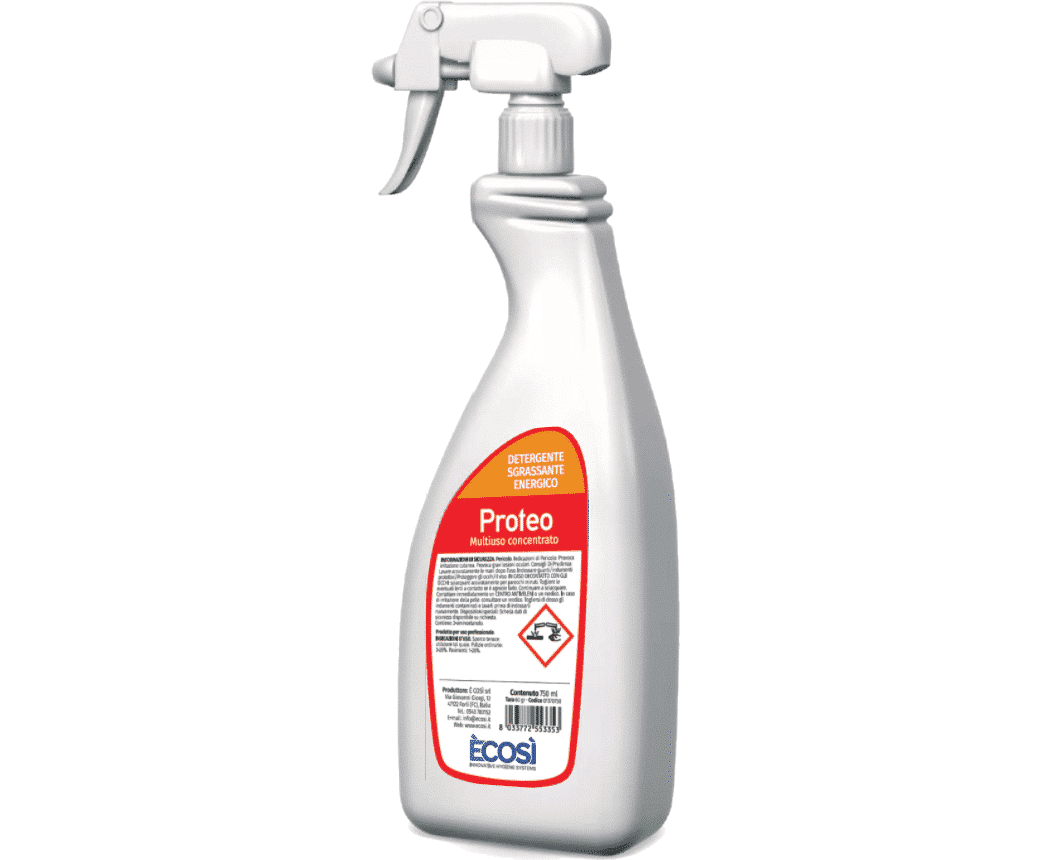 Detergente sgrassante per sporco