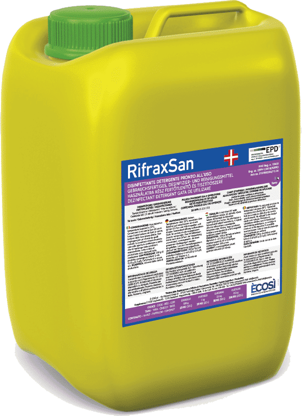 ÈCOSÌ RIFRAXSAN - Disinfettante Detergente - immagine 4